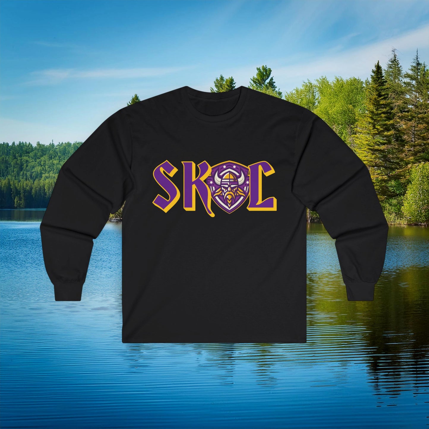 Minnesota Football SKOL Logo Long Sleeve Tee