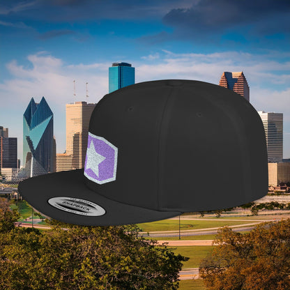 Dallas D Flat Bill Snapback with Star