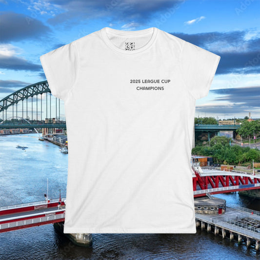 NUFC 2025 Carabao Cup Women's Softstyle Tee