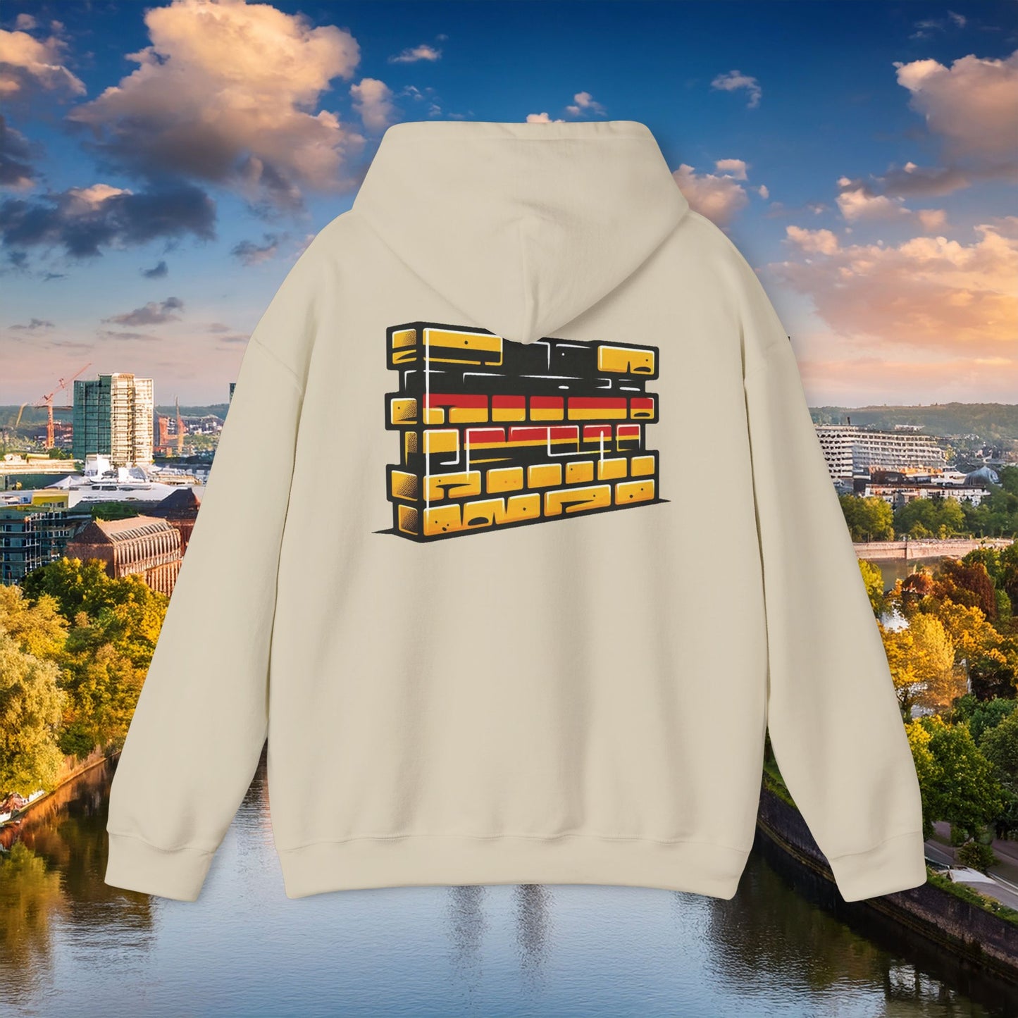 Dortmund Bundesflagge Wall Hoodie