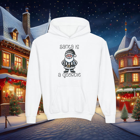 Newcastle United Santa is a Geordie Youth Hoodie