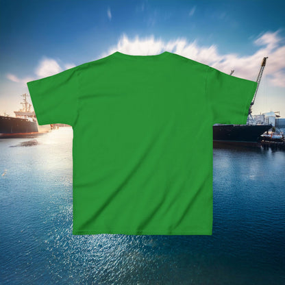 Navy Anchors Aweigh Kids Tee