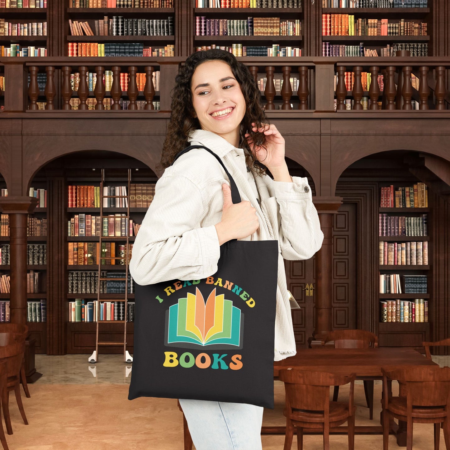 I Read Banned Books Canvas Tote