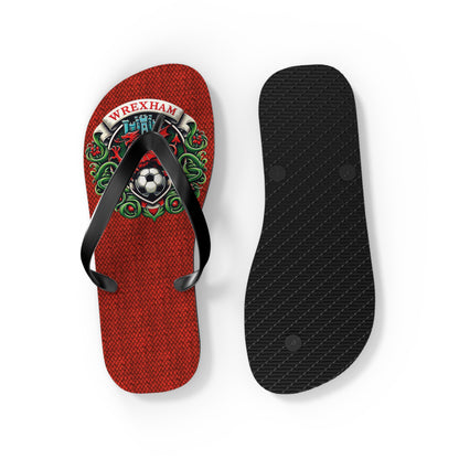 Wrexham Dragon Scale Flip Flops