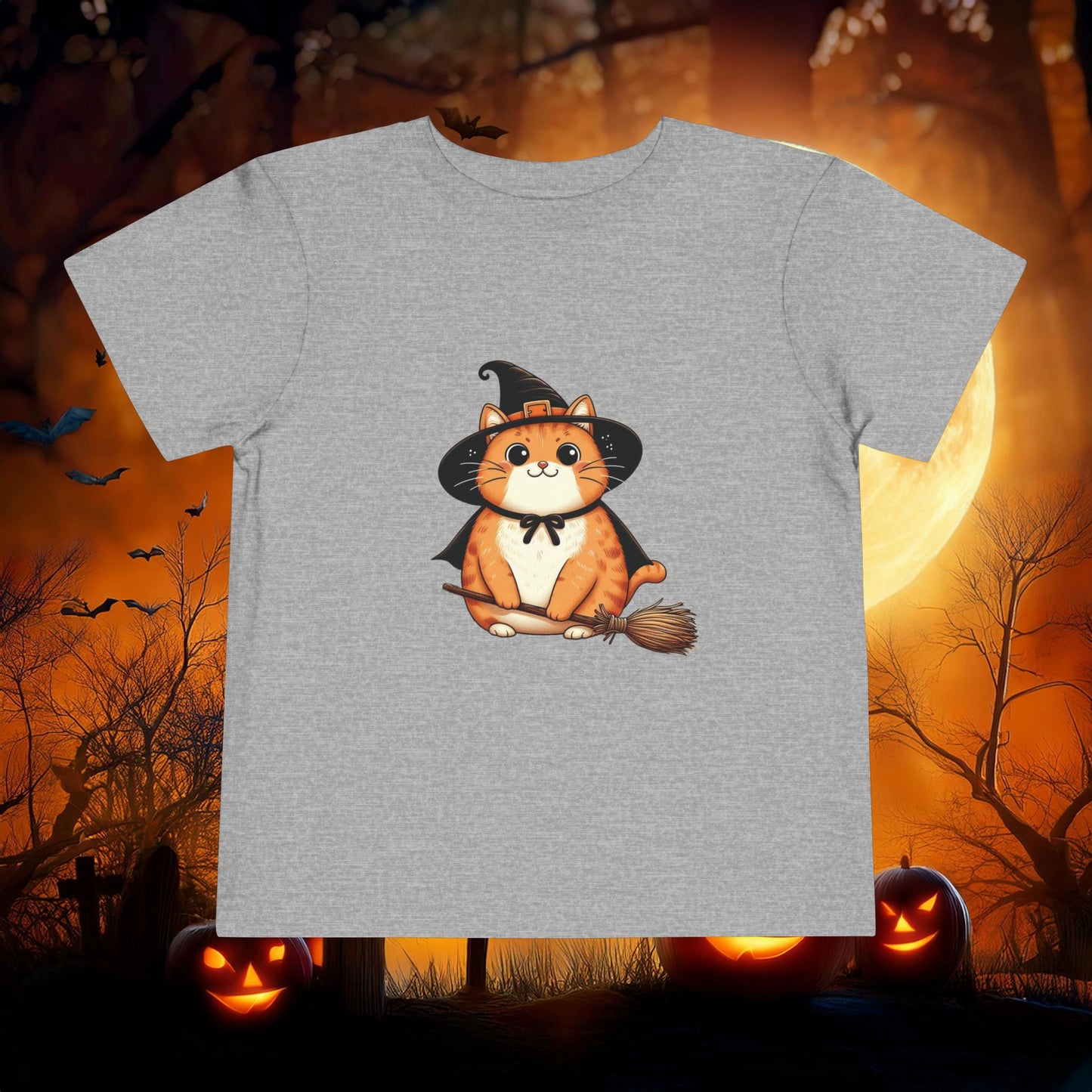 Trick or Treat Cat Toddler Tee