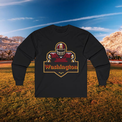 Washington Football Player Logo Long Sleeve Tee