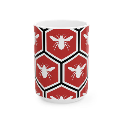 Honeycomb Ceramic Mug (11oz/15oz)