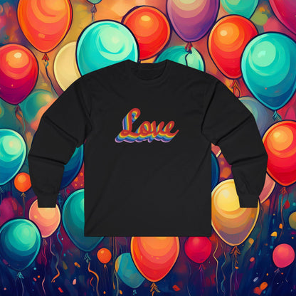 Rainbow Love Unisex Long Sleeve Tee