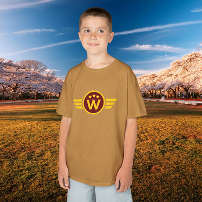 Washington DC Football Logo Kids Tee