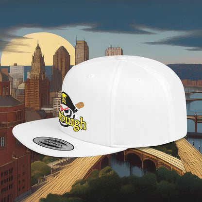 Pittsburgh Baseball Flat Bill Snapback