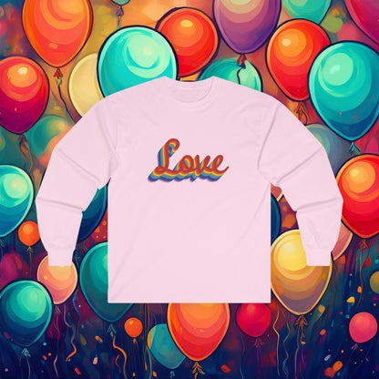 Rainbow Love Unisex Long Sleeve Tee