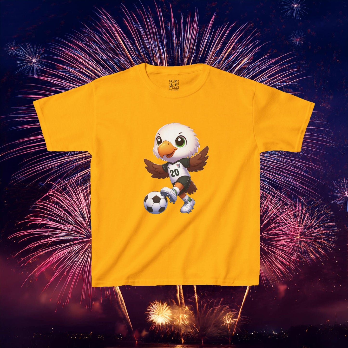 Mini US Soccer Fan Kids Tee