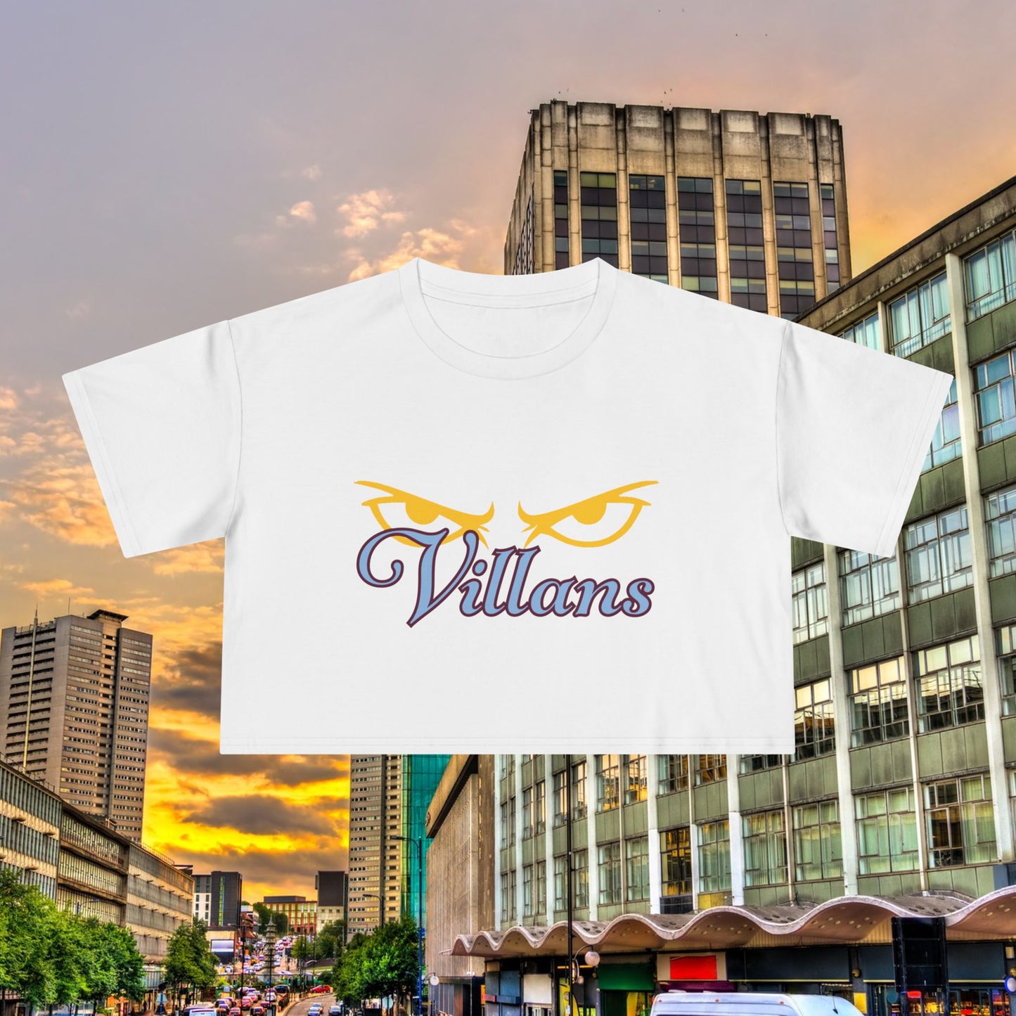 Villans Women's Crop Tee