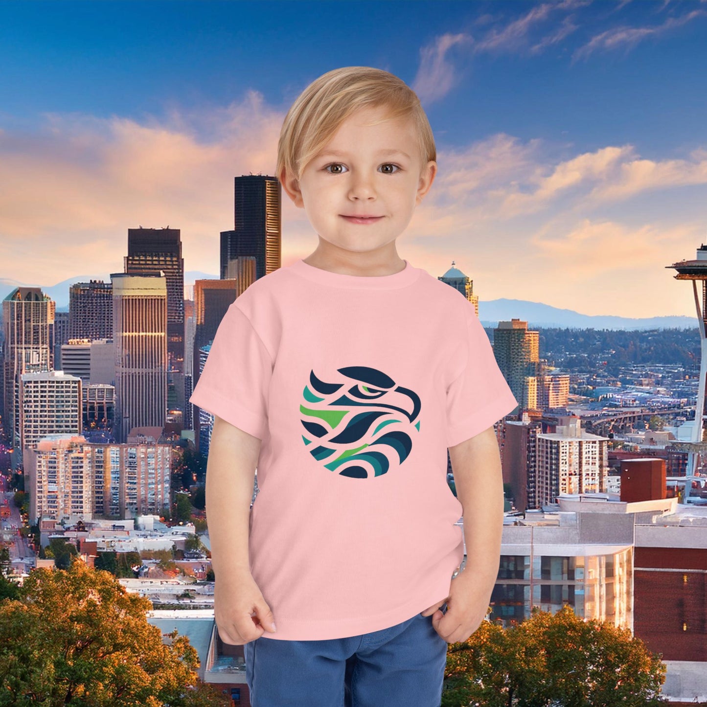 Seattle Football Logo Toddler Tee