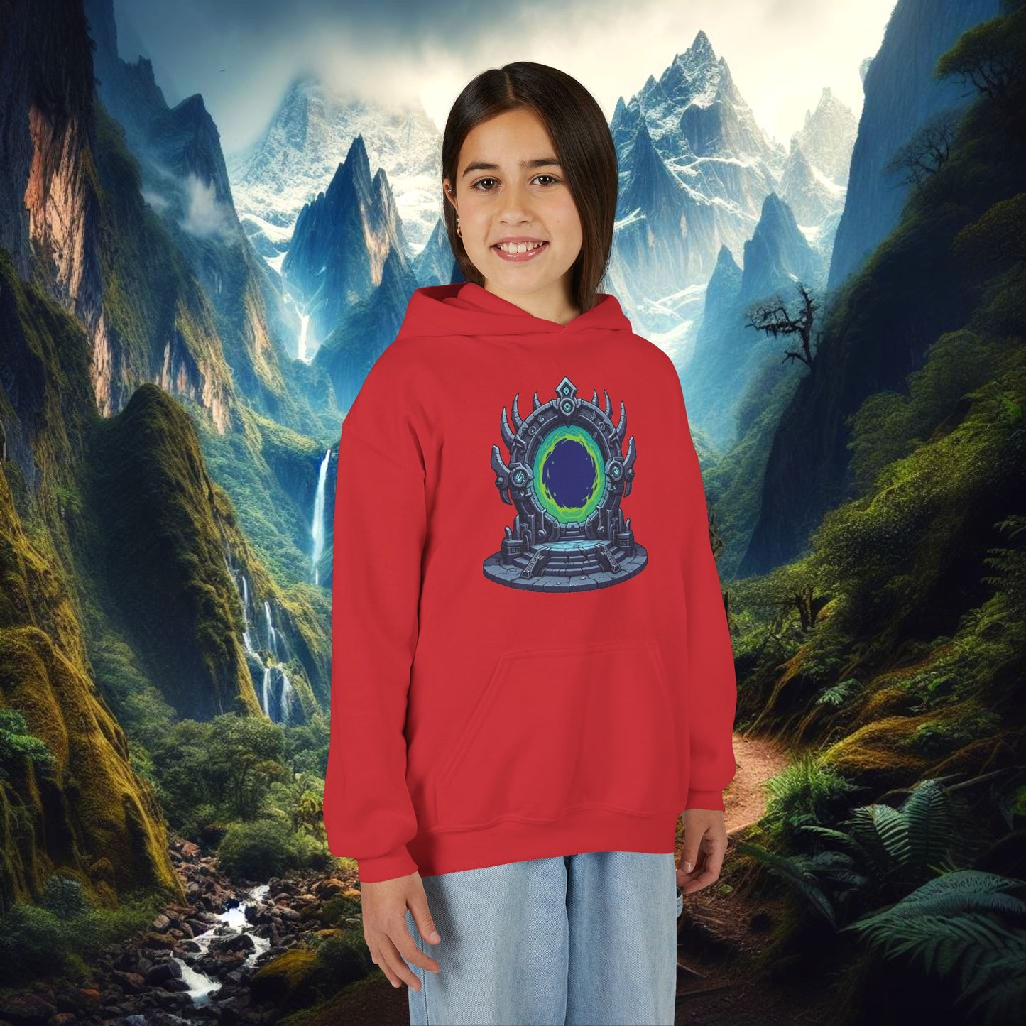 Dark Portal Youth Hoodie