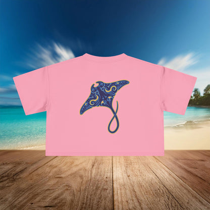 Manta Ray Women's Crop Tee