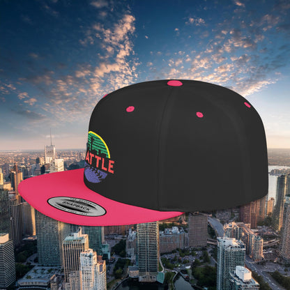 Seattle Baseball Flat Bill Snapback