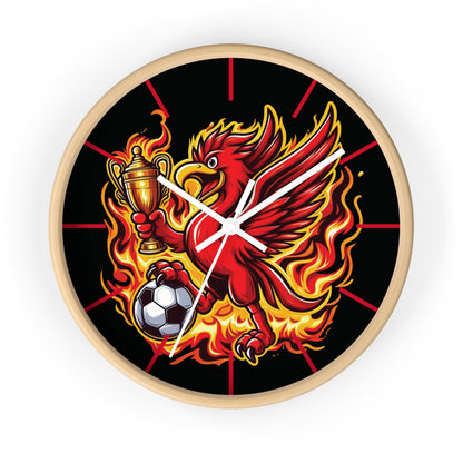Liverpool Flames Wall Clock
