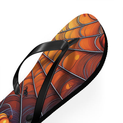 Spider Web Flip Flops
