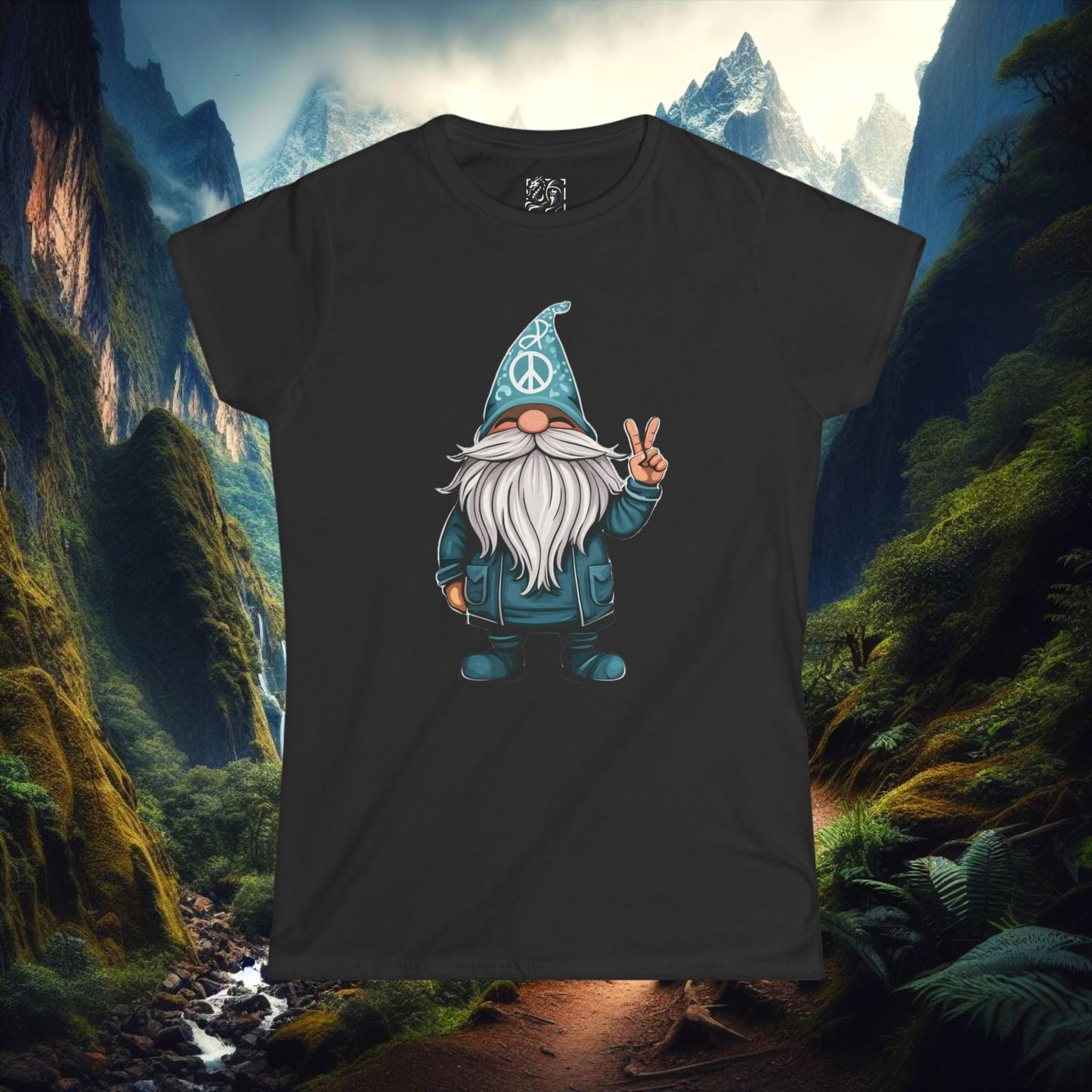 Peace Gnome Women's Softstyle Tee