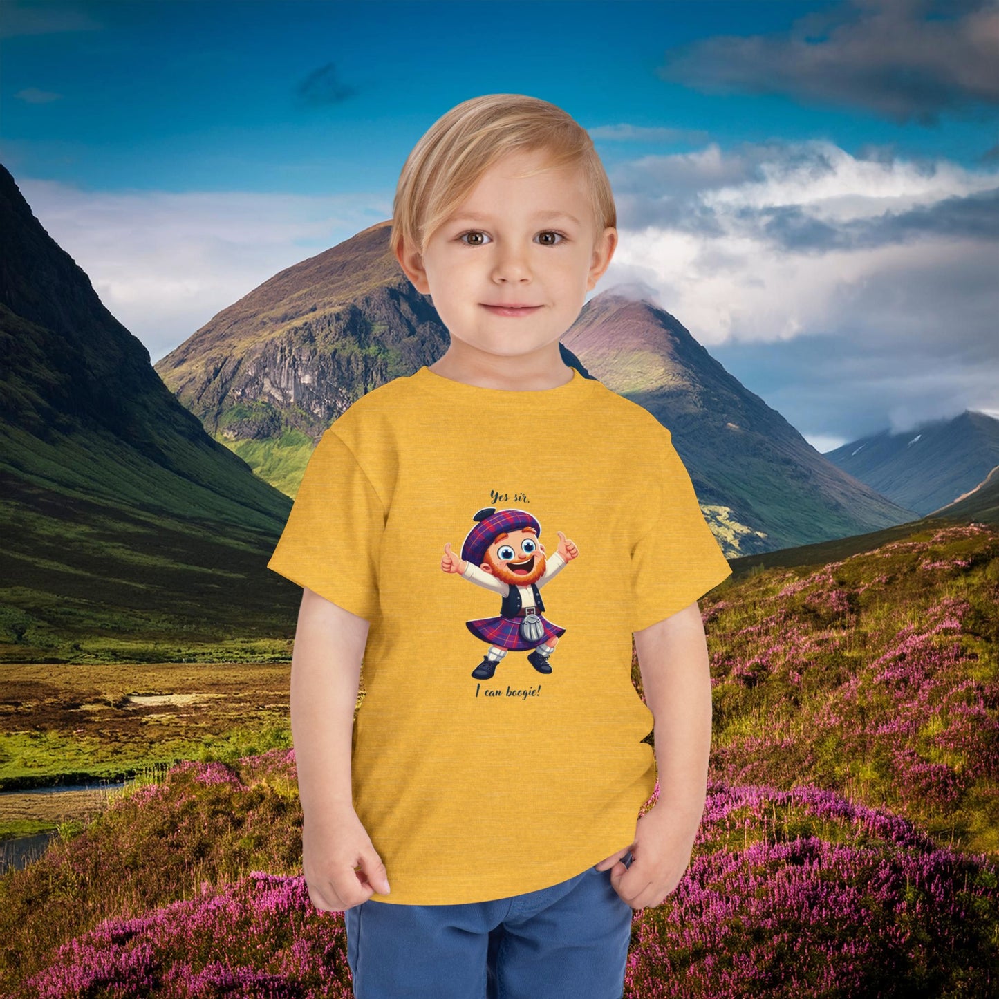 Scotland Can Boogie Toddler Tee
