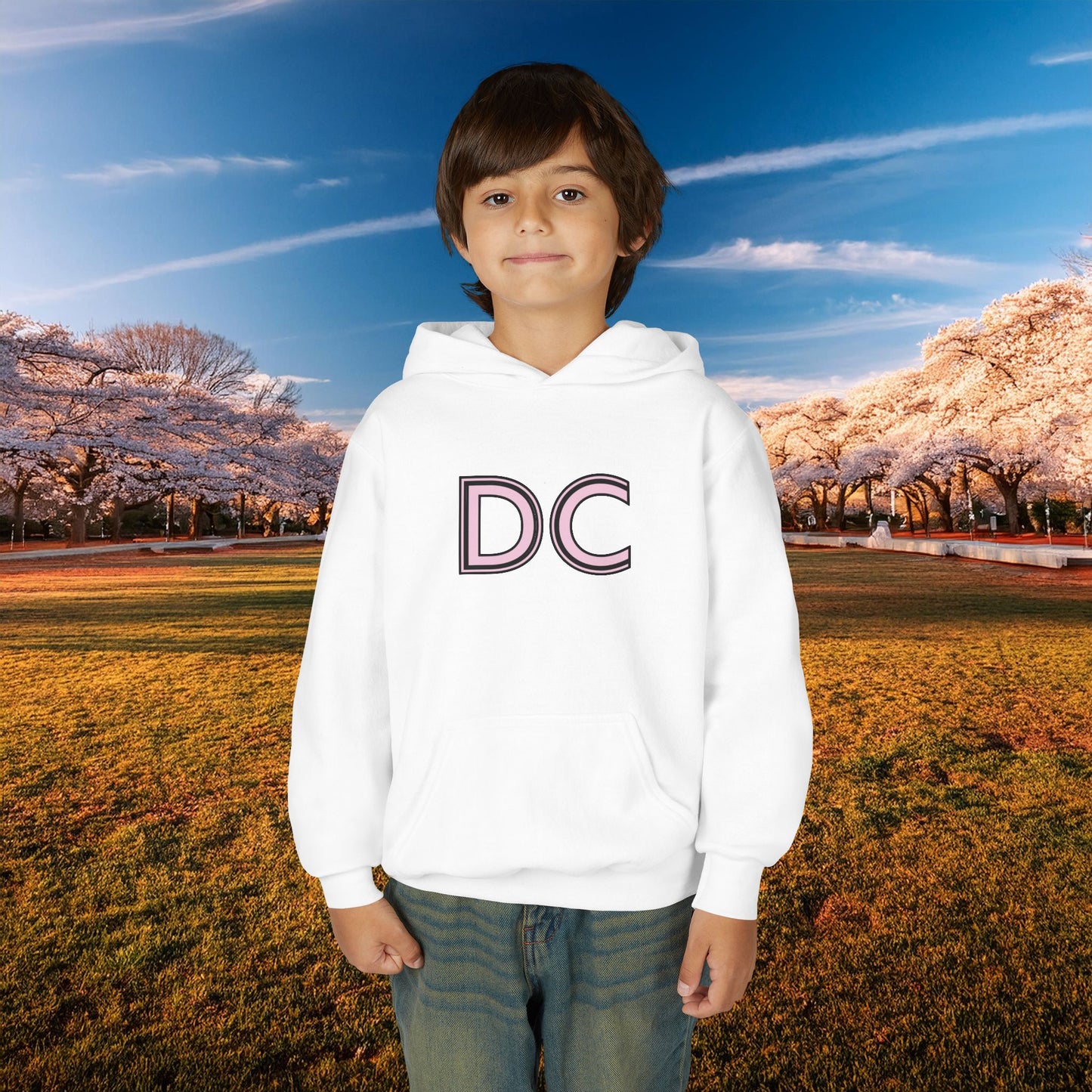 DC United Cherry Blossom Youth Hoodie