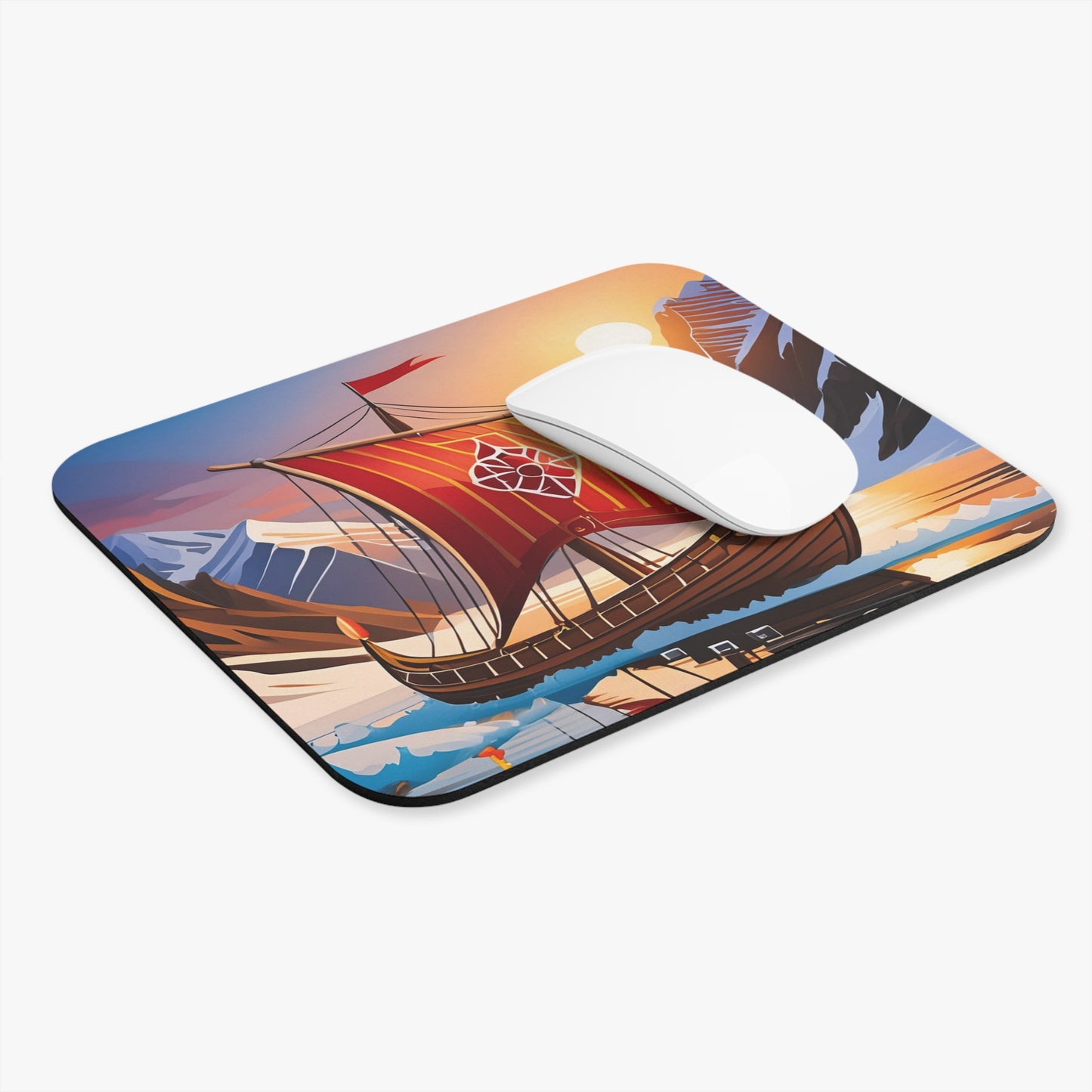 Viking Ship Mouse Pad