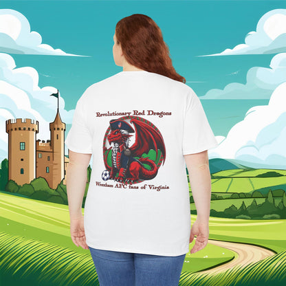Revolutionary Red Dragons Front & Back Logo Tee