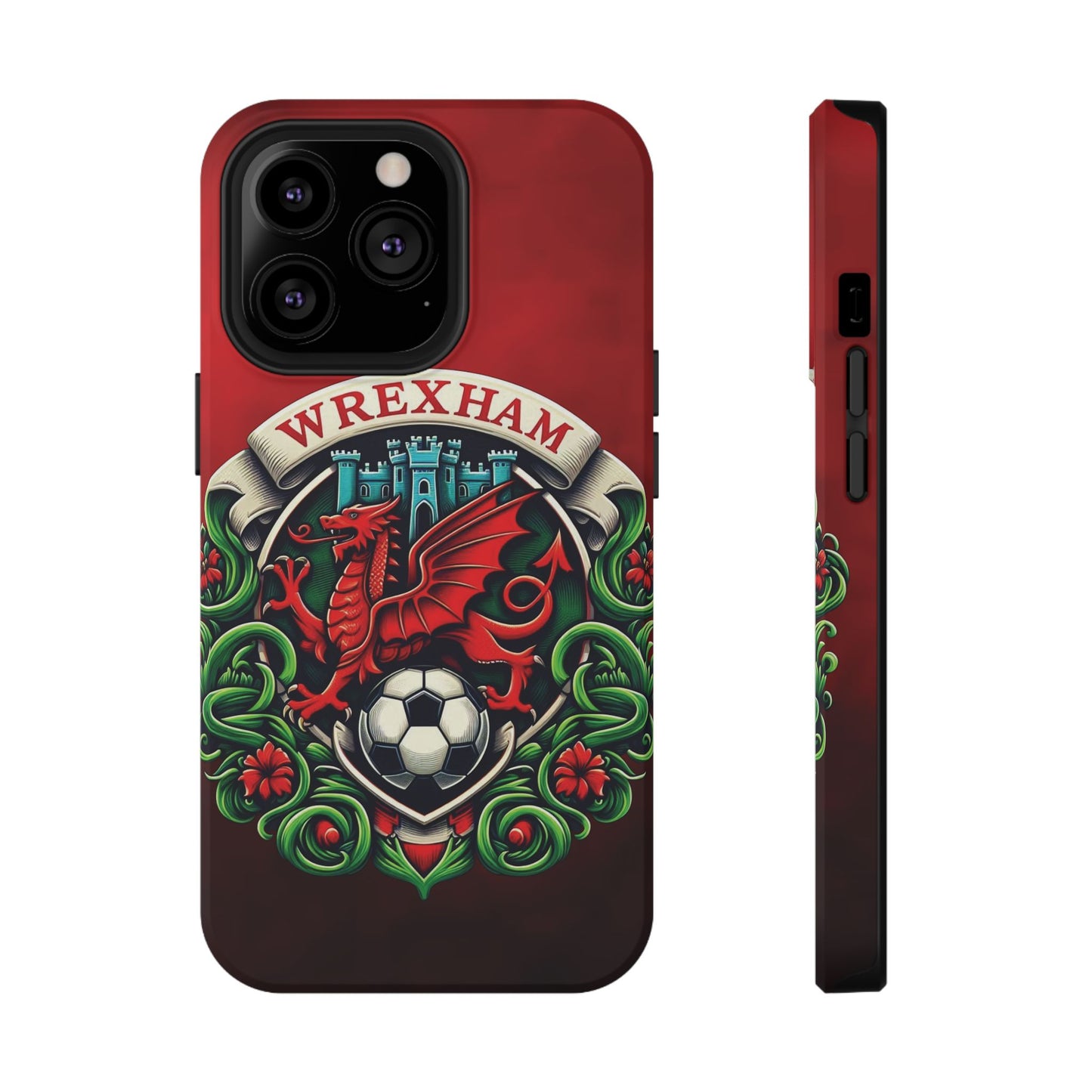 Wrexham Crest Impact-Resistant Cases