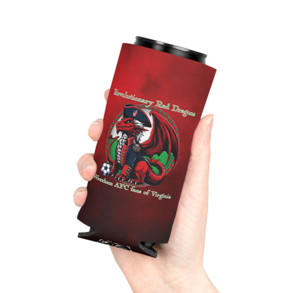Revolutionary Red Dragons Logo Can Cooler - Red Smoke