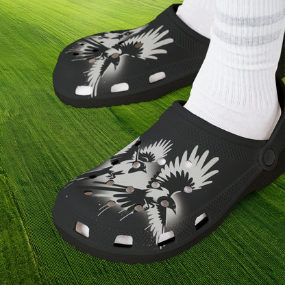 Newcastle Magpie Graffiti Foam Clogs