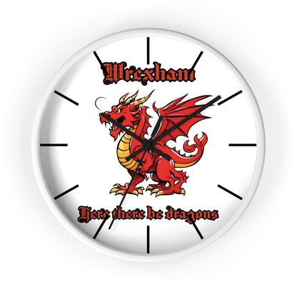 Wrexham Dragon Wall Clock
