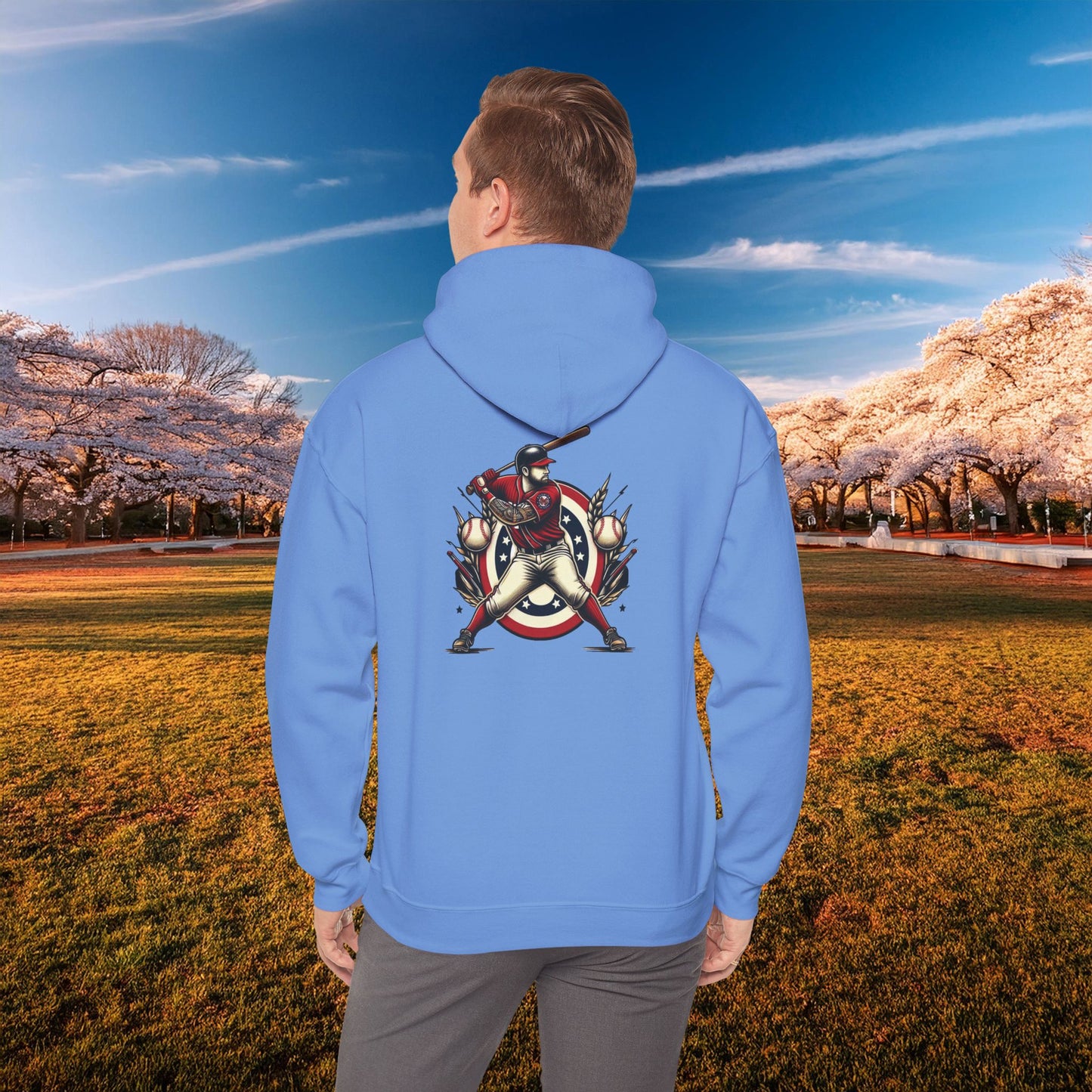 Washington Baseball At Bat Hoodie
