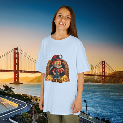 San Francisco Football Cartoon Miner Kids Tee