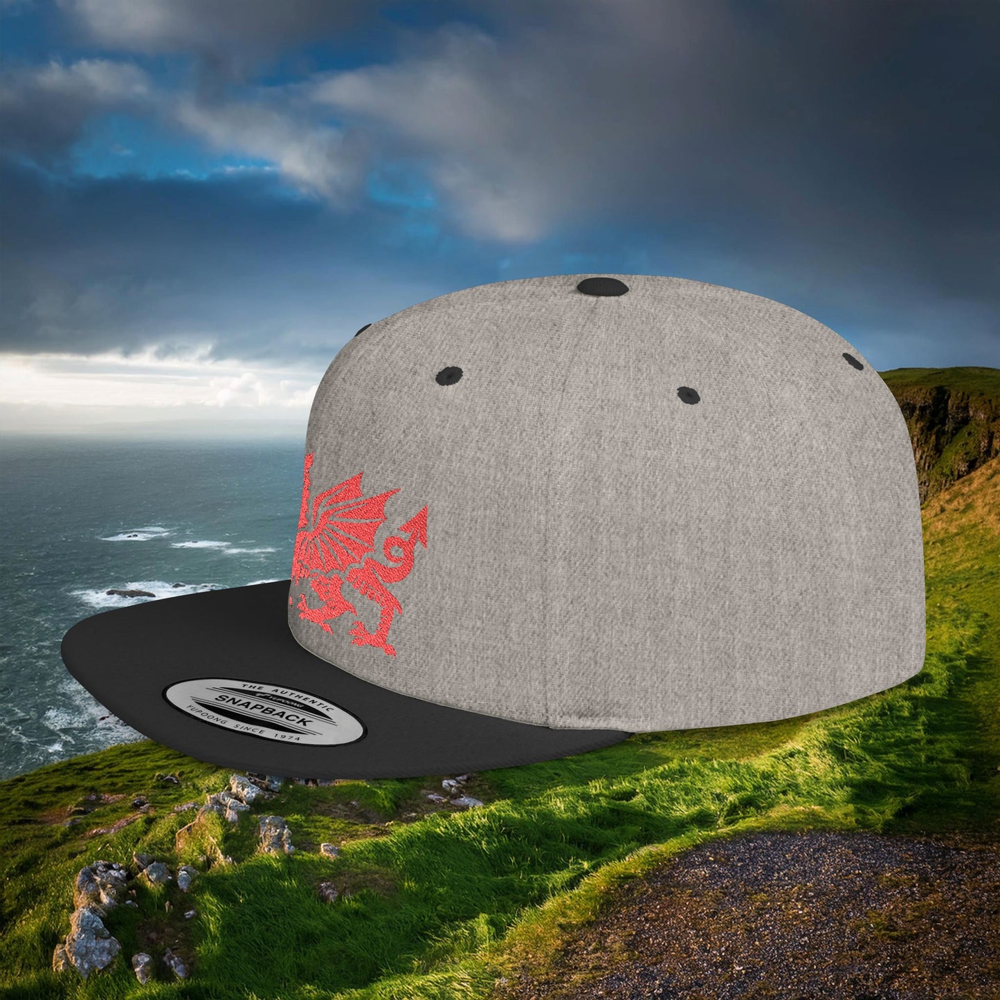 The Welsh Dragon Flat Bill Snapback
