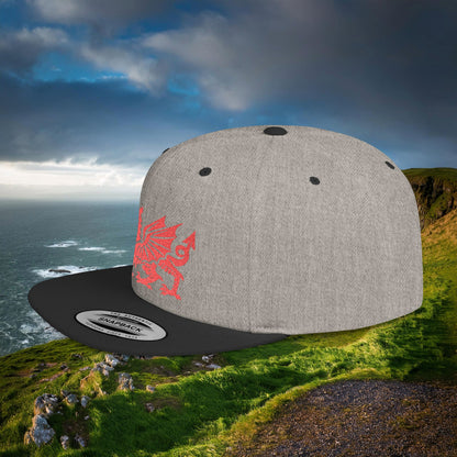 The Welsh Dragon Flat Bill Snapback