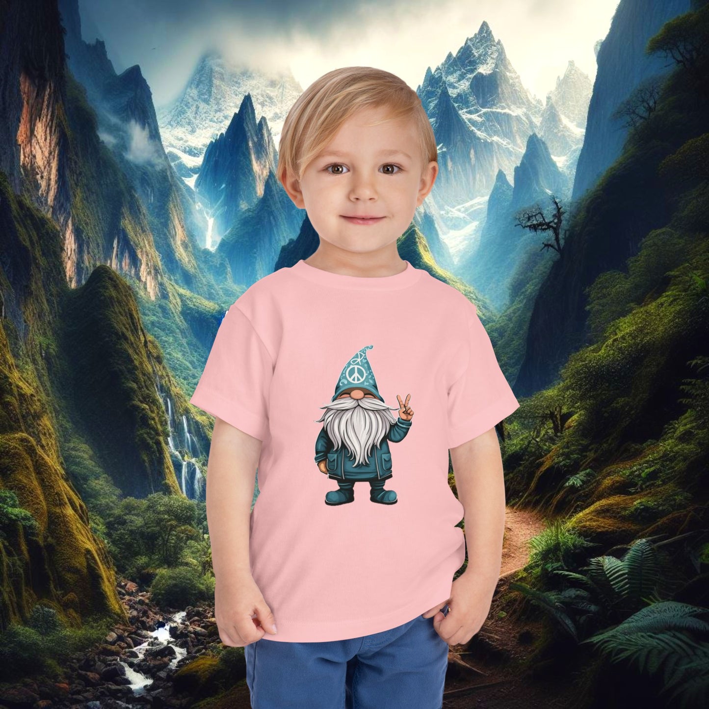 Peace Gnome Toddler Tee