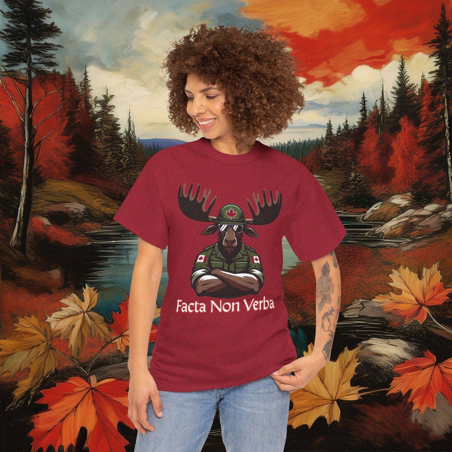 Canadian Moose "Facta Non Verba" Tee