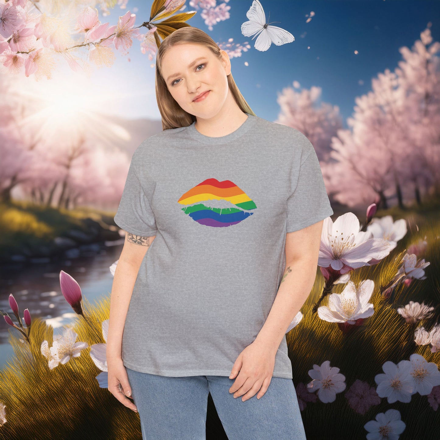 Rainbow Kiss Tee