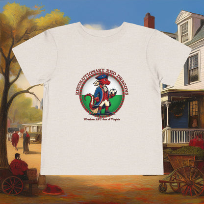 Little Revolutionary Red Dragons Toddler Tee