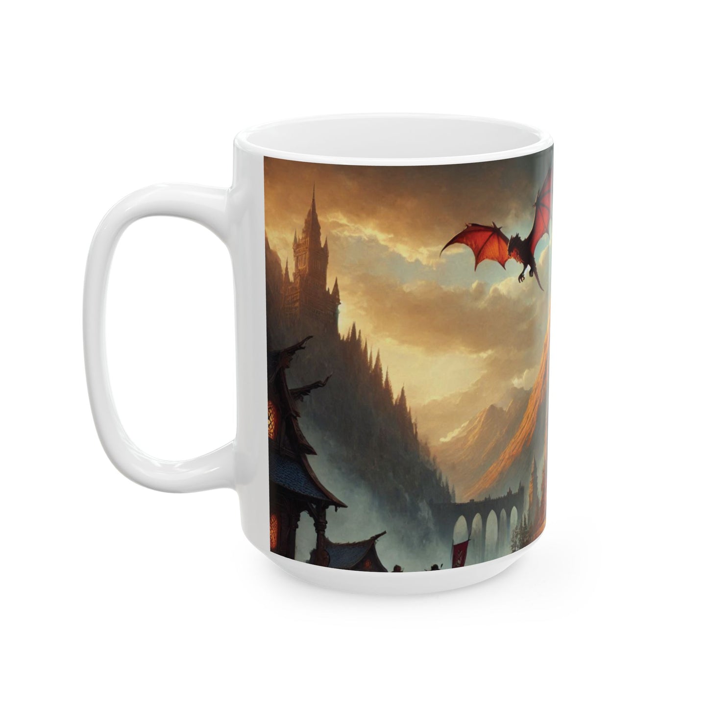 Dragon Flight Ceramic Mugs (11oz\15oz)