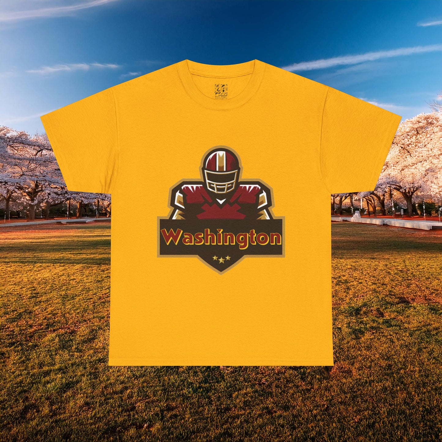 Washington Football Player Logo Tee