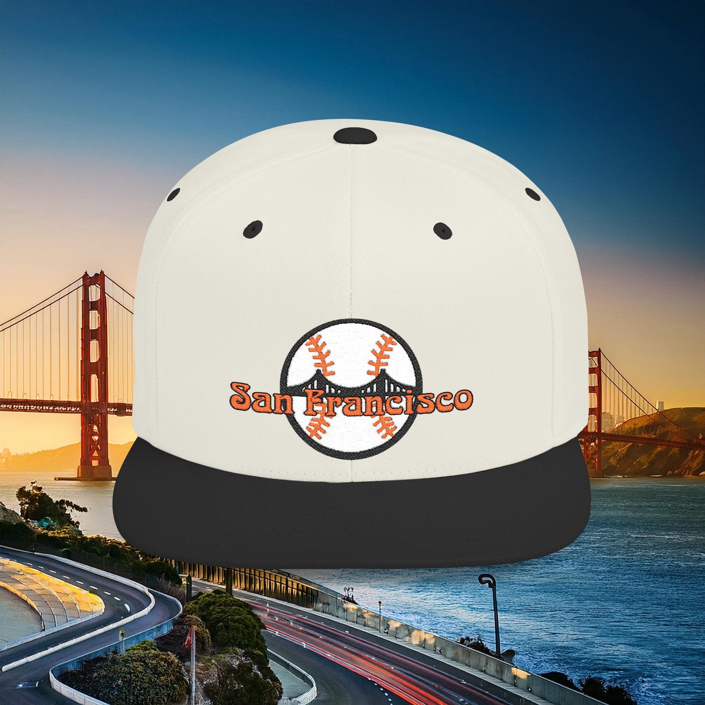 San Francisco Baseball Flat Bill Snapback