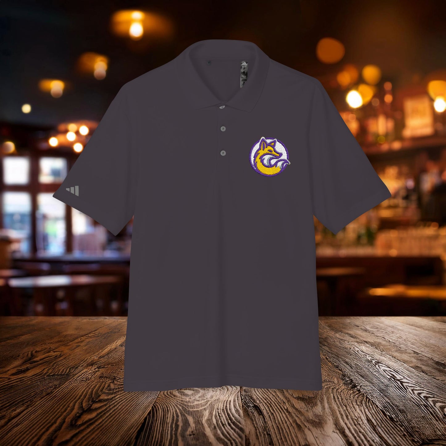 Leicester Logo adidas Performance Polo