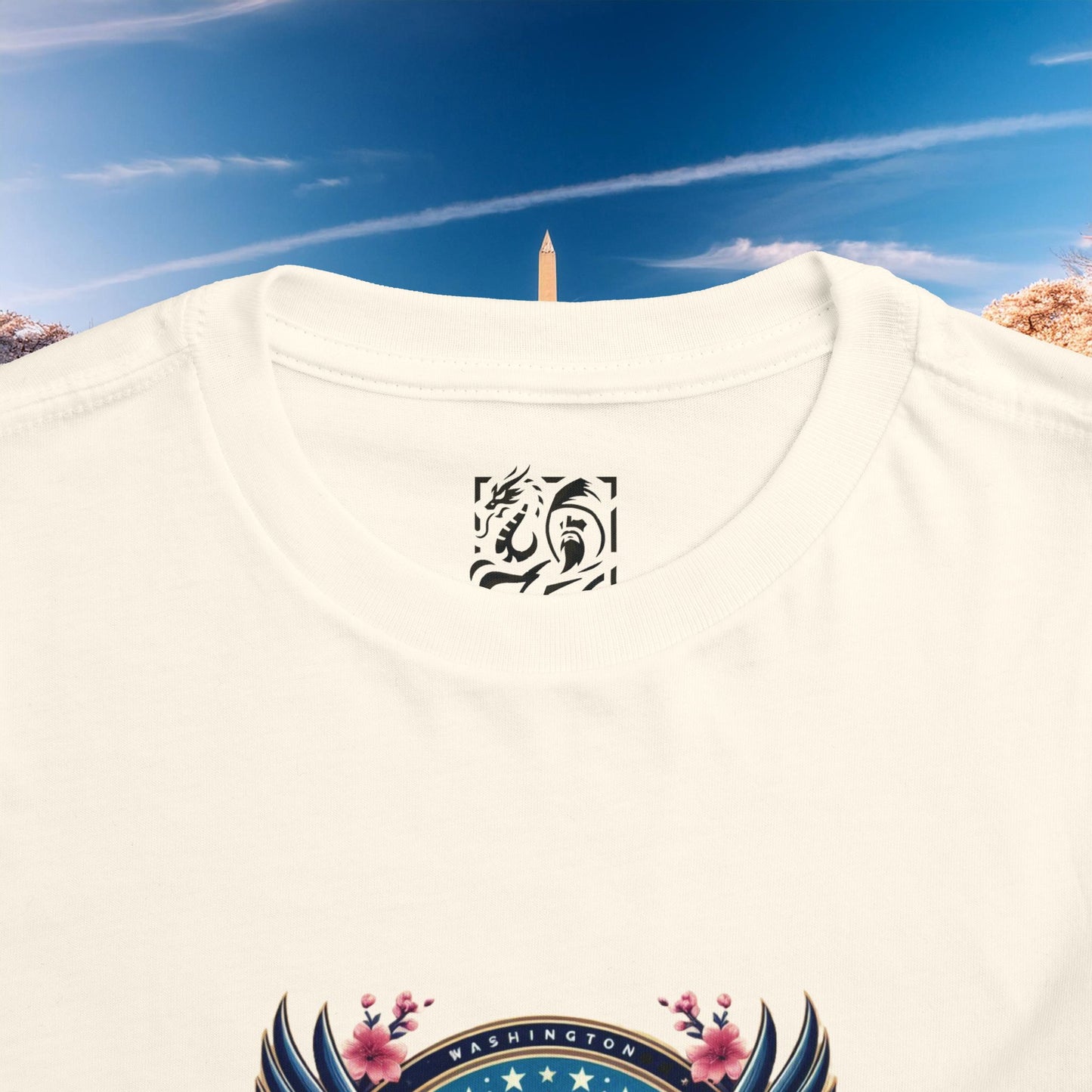 Washington Cherry Blossom Design Toddler Tee