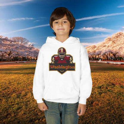 Washington Football Player Logo Youth Hoodie