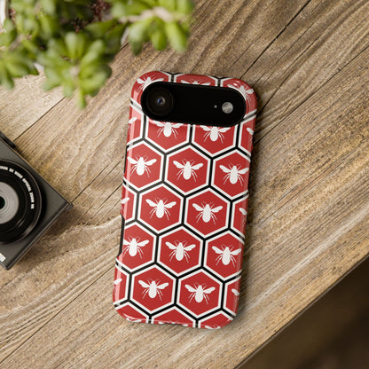 Honeycomb Bee Impact-Resistant Phone Case