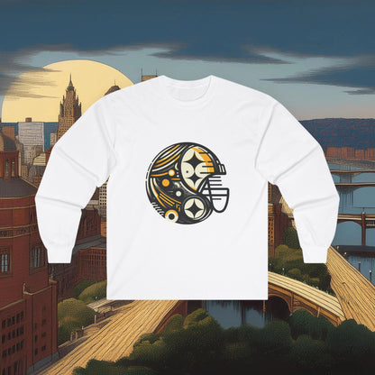 Pittsburgh Football Crest Long Sleeve Tee
