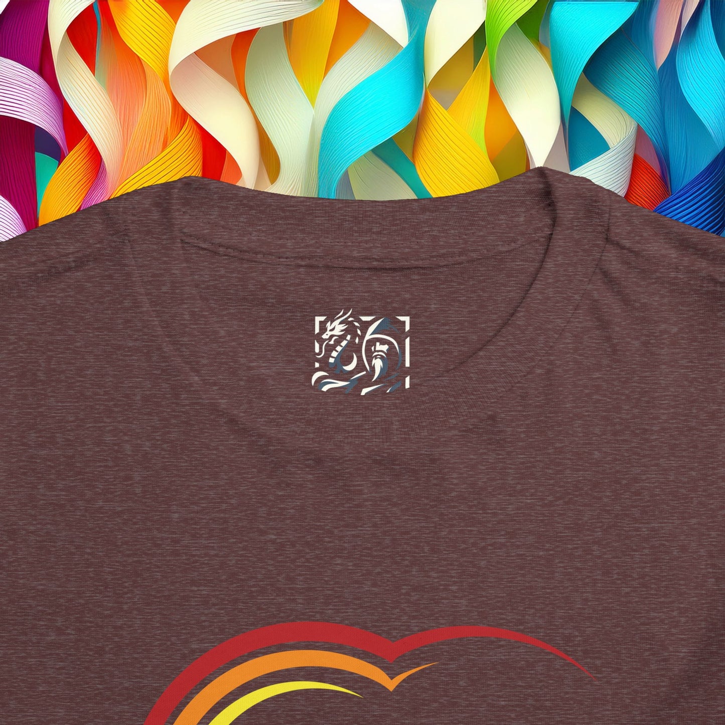 Rainbow Heart Toddler Tee