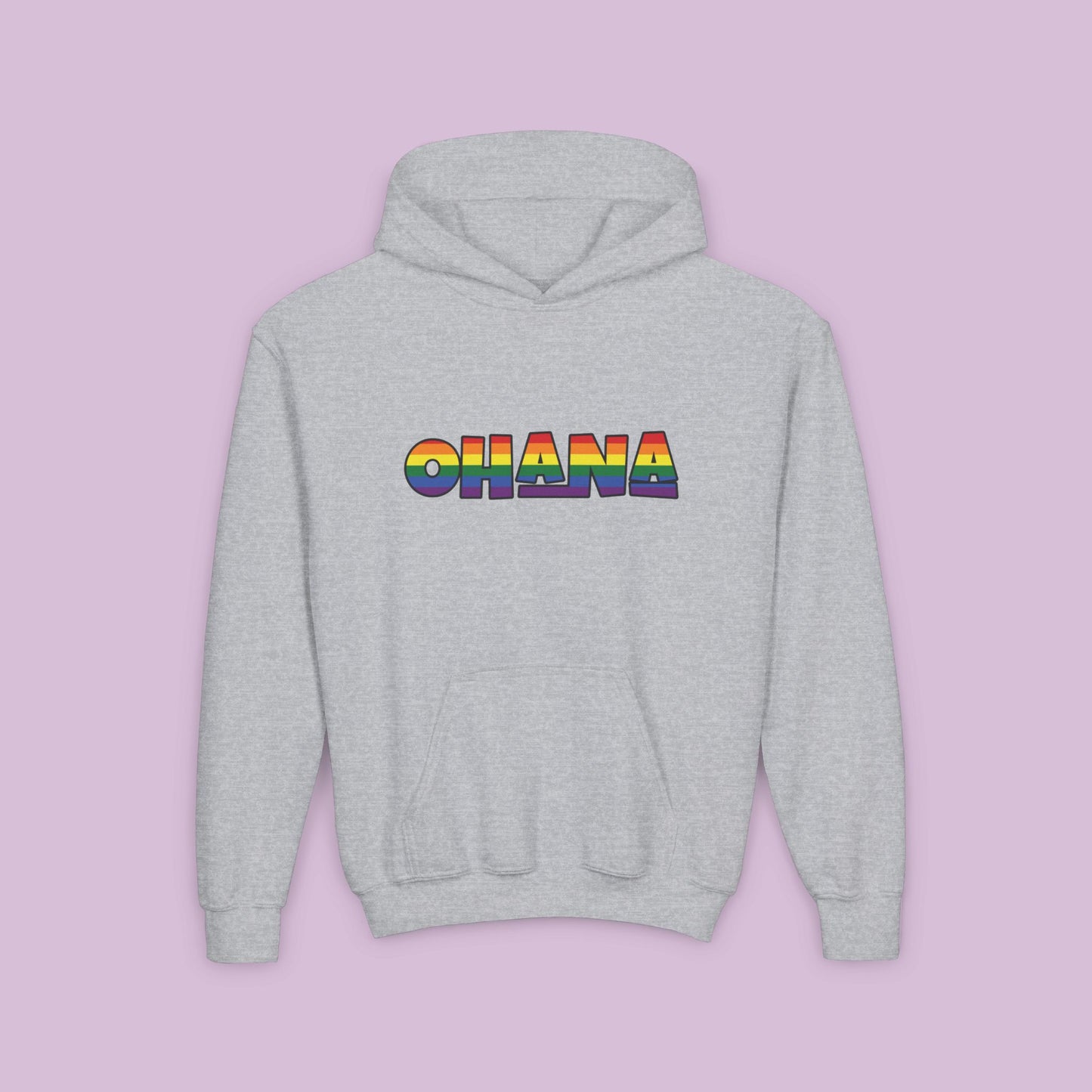 Rainbow Ohana Youth Hoodie